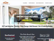 Tablet Screenshot of homeangelsfl.com